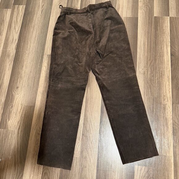 Vintage Outfit Petite Fully Lined Suede Pants Size 6 EUC - Picture 7 of 8